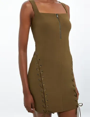 Rochie scurta Karen Millen, verde Verde