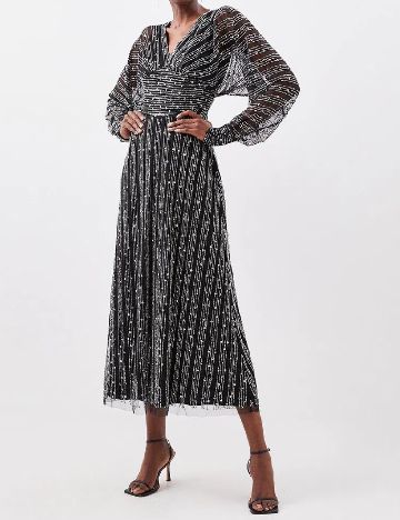 Rochie medie Karen Millen, negru