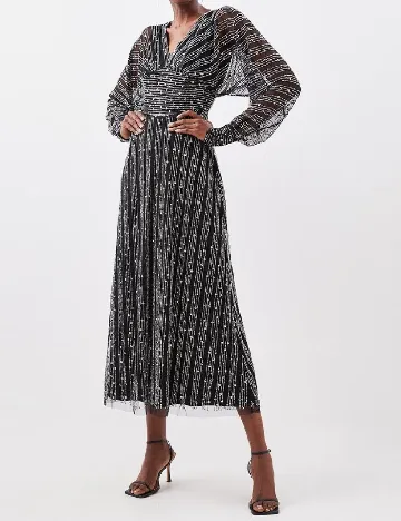 Rochie medie Karen Millen, negru Negru