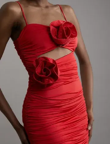 Rochie medie Karen Millen, rosu Rosu