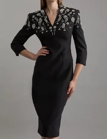 Rochie medie Karen Millen, negru Negru