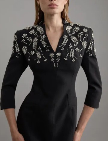 Rochie medie Karen Millen, negru