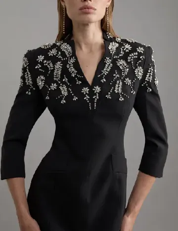 Rochie medie Karen Millen, negru Negru