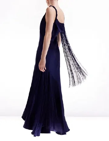 Rochie lunga Karen Millen, bleumarin Albastru