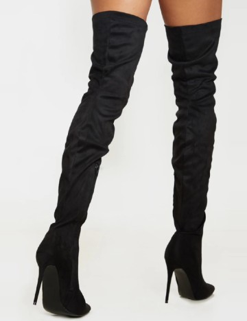 Cizme PrettyLittleThing, negru