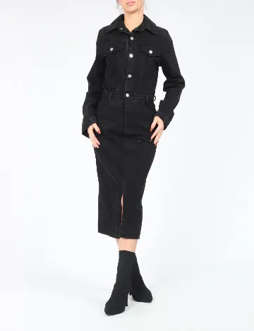 Rochie lunga SHEIN, negru Negru