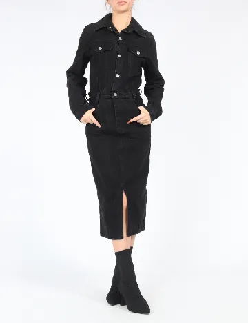 Rochie lunga SHEIN, negru Negru