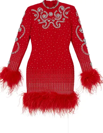 Rochie scurta Karen Millen, rosu Rosu