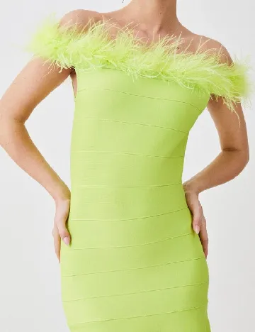 Rochie lunga Karen Millen, verde Verde