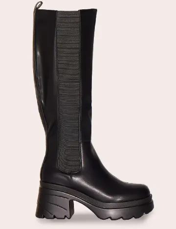 Cizme PrettyLittleThing, negru Negru