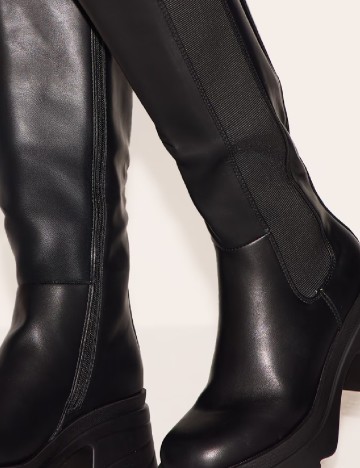 Cizme PrettyLittleThing, negru