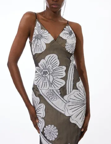 Rochie medie Karen Millen, floral print Floral print