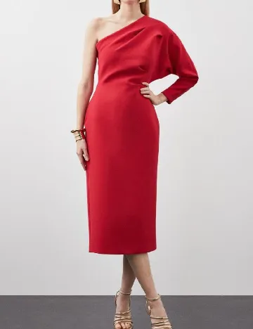Rochie medie Karen Millen, rosu Rosu