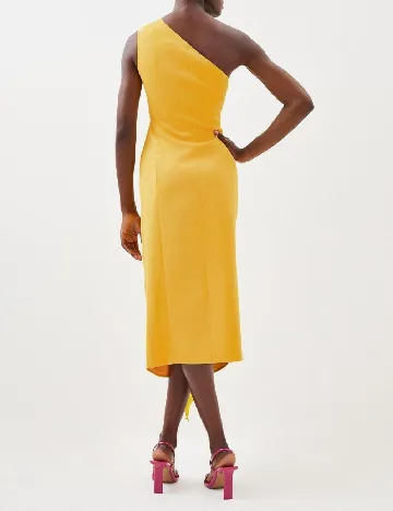 Rochie medie Karen Millen, galben Galben