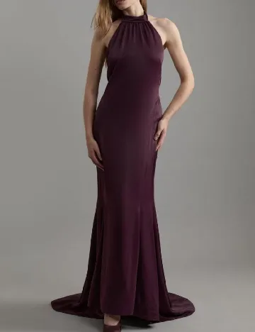 Rochie lunga Karen Millen, pruna Mov