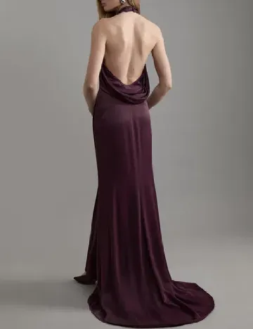 Rochie lunga Karen Millen, pruna Mov