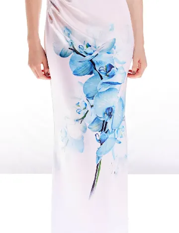 Rochie lunga Karen Millen, alb Alb