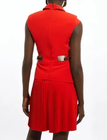 Rochie scurta Karen Millen, rosu