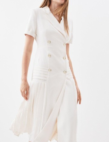 Rochie medie Karen Millen, ecru