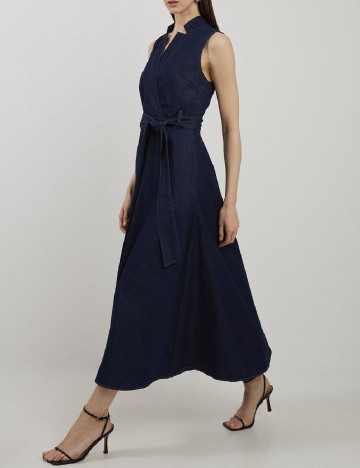 Rochie lunga Karen Millen, albastru