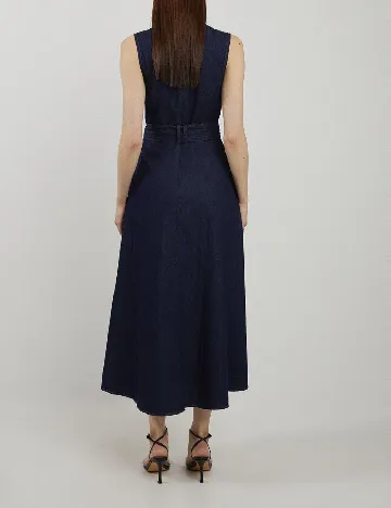 Rochie lunga Karen Millen, albastru Albastru