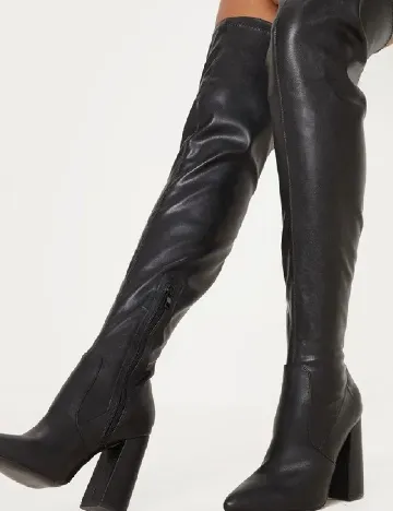 Cizme PrettyLittleThing, negru Negru