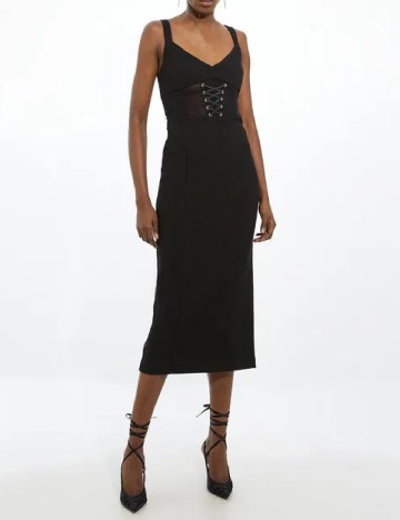 Rochie medie Karen Millen, negru
