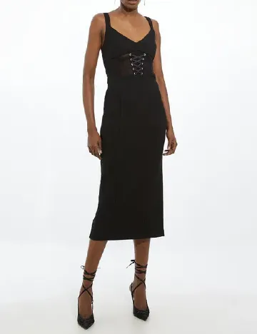 Rochie medie Karen Millen, negru Negru