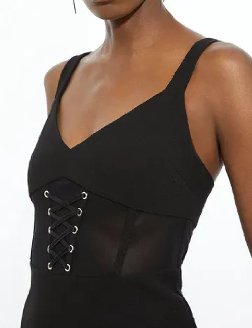 Rochie medie Karen Millen, negru Negru
