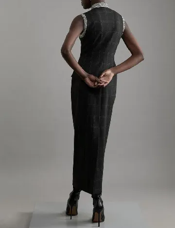 Rochie lunga Karen Millen, negru Negru