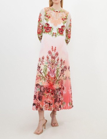 Rochie lunga Karen Millen, floral print
