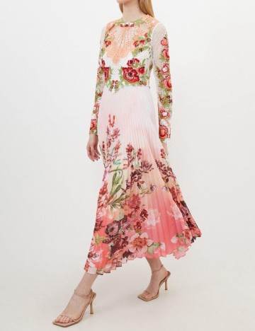 Rochie lunga Karen Millen, floral print