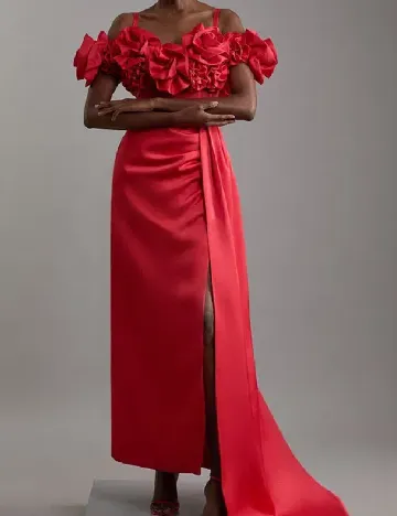Rochie lunga Karen Millen, rosu Rosu