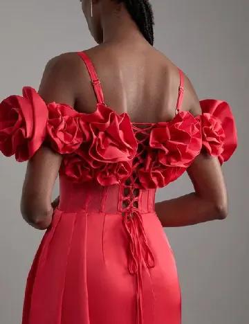 Rochie lunga Karen Millen, rosu Rosu