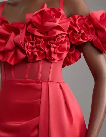 Rochie lunga Karen Millen, rosu Rosu