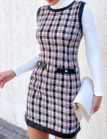 Rochie scurta Samdan, mix culori Mix culori