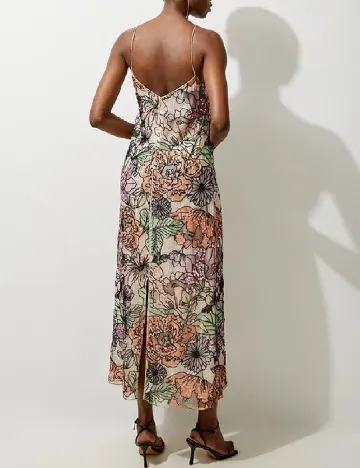 Rochie medie Karen Millen, floral Floral print