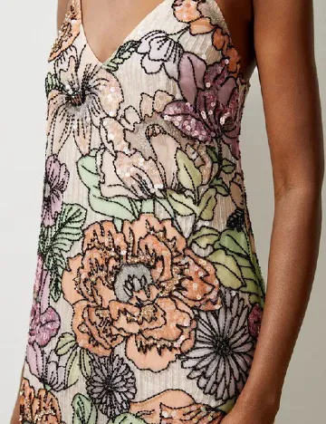 Rochie medie Karen Millen, floral Floral print