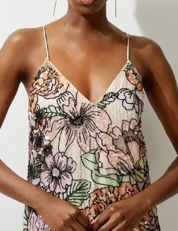 Rochie medie Karen Millen, floral Floral print