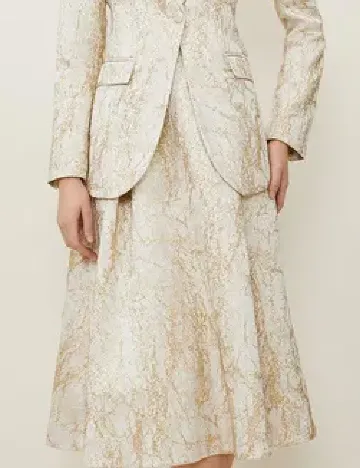 Fusta Karen Millen, crem Crem