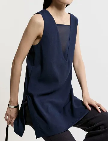 Bluza Karen Millen, bleumarin Albastru