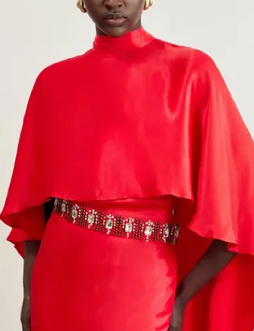 Rochie lunga Karen Millen, rosu Rosu