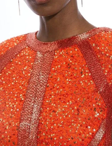 Rochie scurta Karen Millen, portocaliu Portocaliu