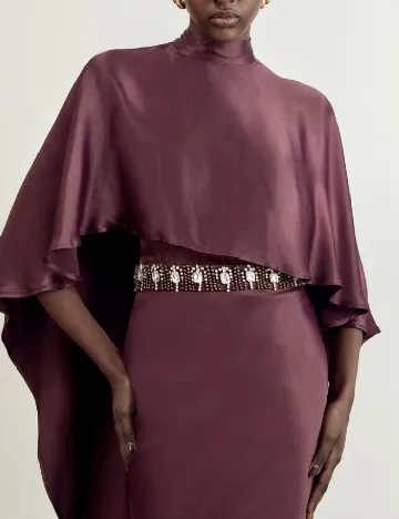 Rochie lunga Karen Millen, mov inchis Mov