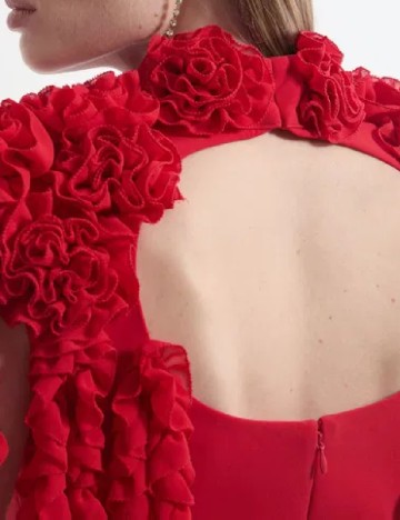 Rochie scurta Karen Millen, rosu
