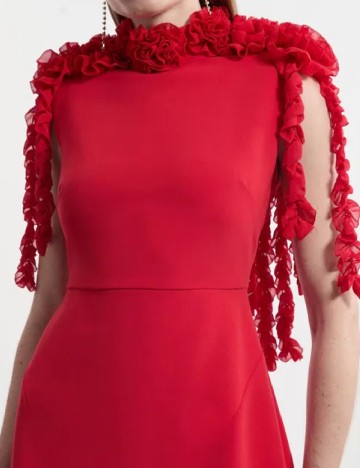 Rochie scurta Karen Millen, rosu
