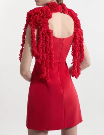 Rochie scurta Karen Millen, rosu