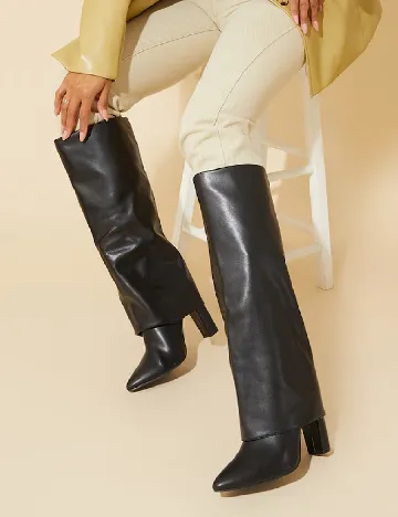 Cizme PrettyLittleThing, negru Negru