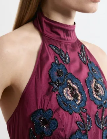 Rochie lunga Karen Millen, pruna Mov