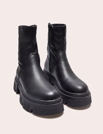 Ghete PrettyLittleThing, negru Negru